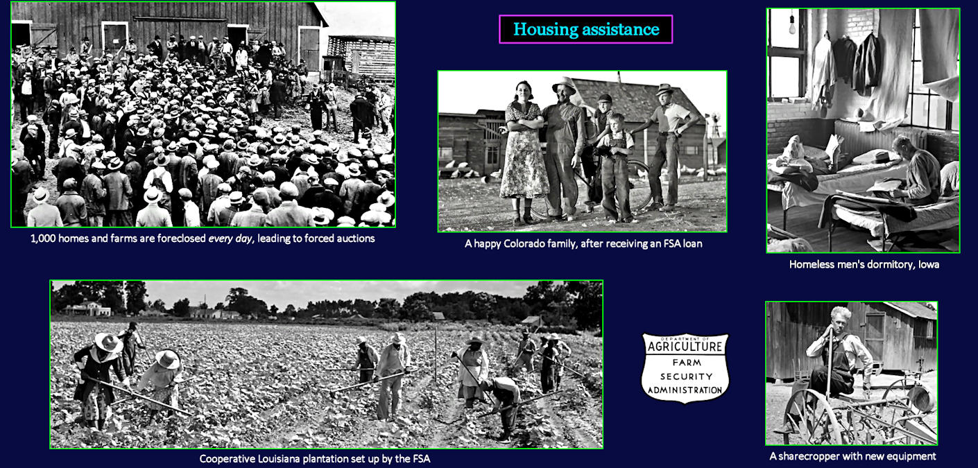 FSA: Farm Security Administration, 1930s